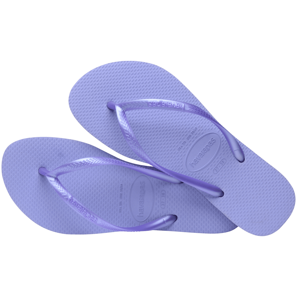 havaianas 哈瓦仕 巴西人字拖 官方唯一授權 女款 SLIM淺紫 4000030-5020-細節圖3