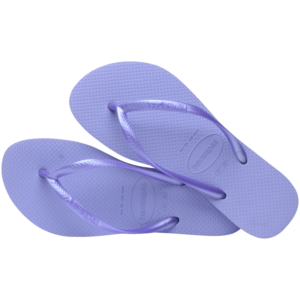 havaianas 哈瓦仕 巴西人字拖 官方唯一授權 女款 SLIM淺紫5020-細節圖3