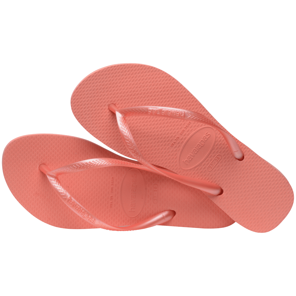 havaianas 哈瓦仕 巴西人字拖 官方唯一授權 女款 SLIM淺粉 4000030-5567-細節圖3