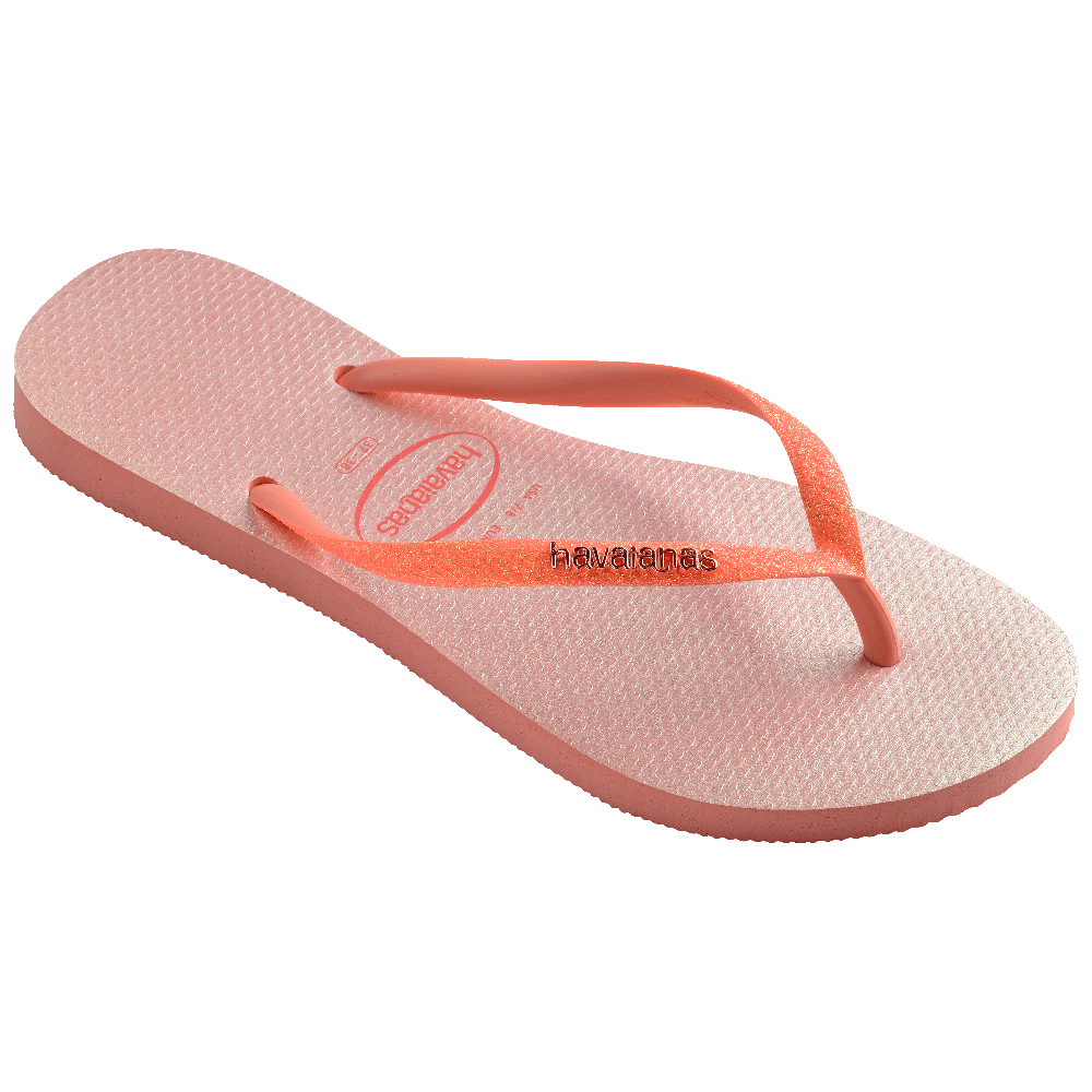 havaianas 哈瓦仕 巴西人字拖 官方唯一授權 女款 漸層螢光橘 4148922-5567-細節圖5