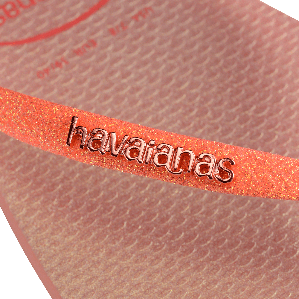 havaianas 哈瓦仕 巴西人字拖 官方唯一授權 女款 漸層螢光橘5567-細節圖6