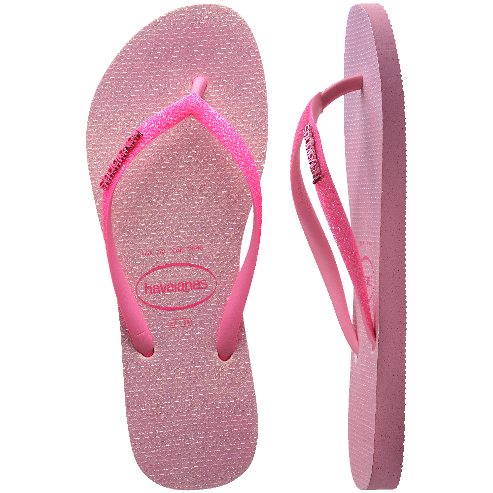 havaianas 哈瓦仕 巴西人字拖 官方唯一授權 女款 漸層螢光粉 4148922-1749-細節圖2