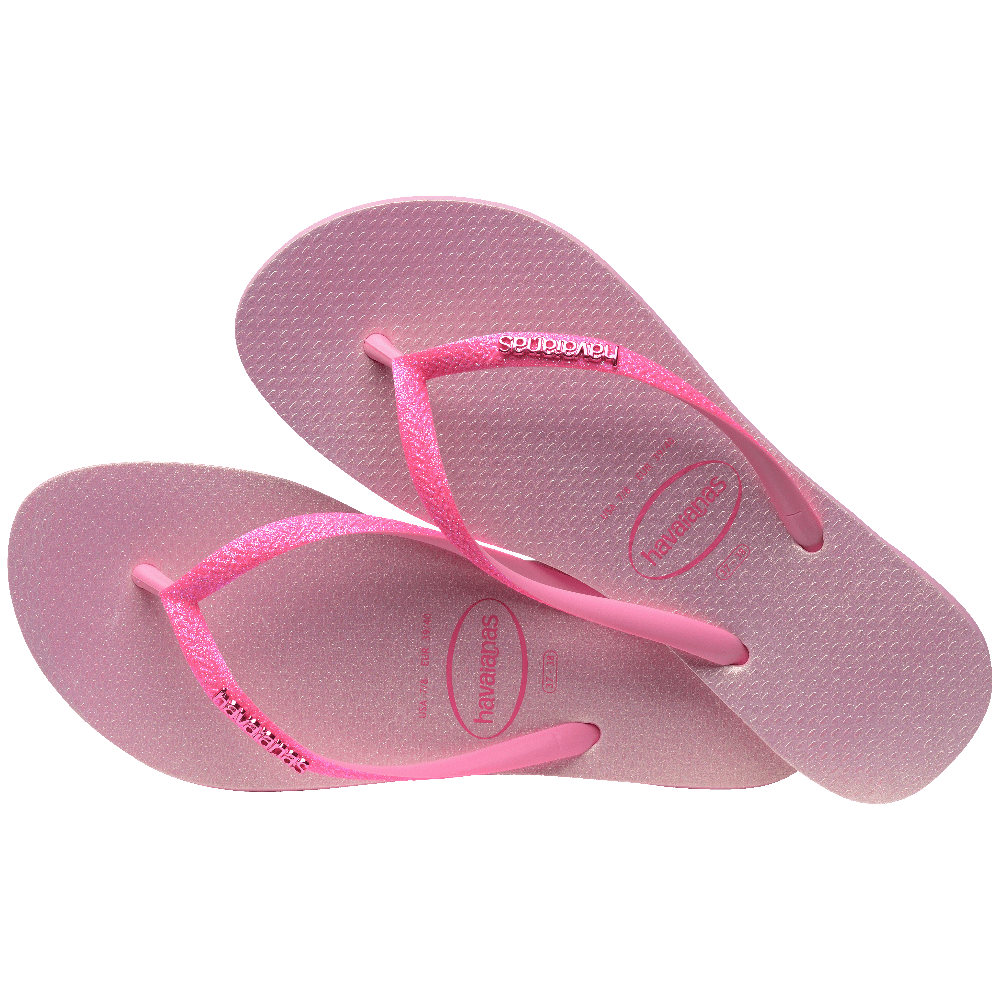 havaianas 哈瓦仕 巴西人字拖 官方唯一授權 女款 漸層螢光粉 4148922-1749-細節圖3