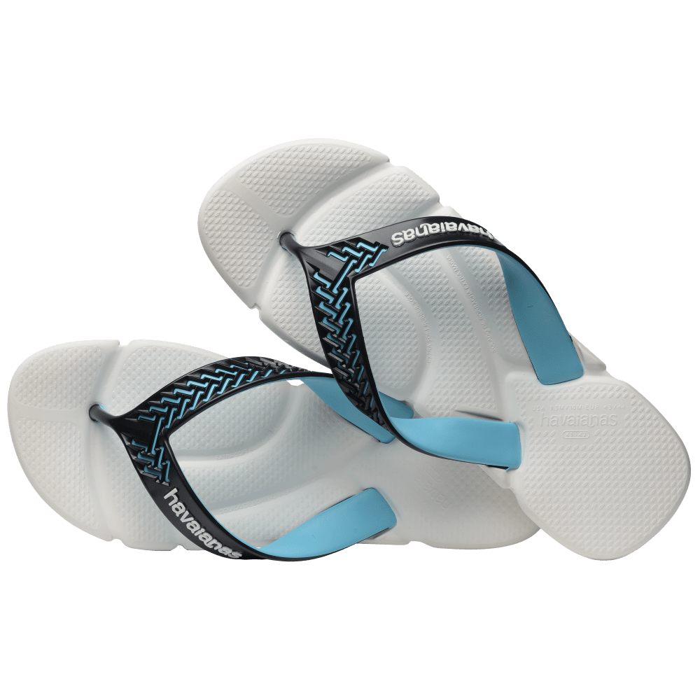 havaianas 哈瓦仕 巴西人字拖 官方唯一授權 男款 POWER 白藍 4145492-0128-細節圖2
