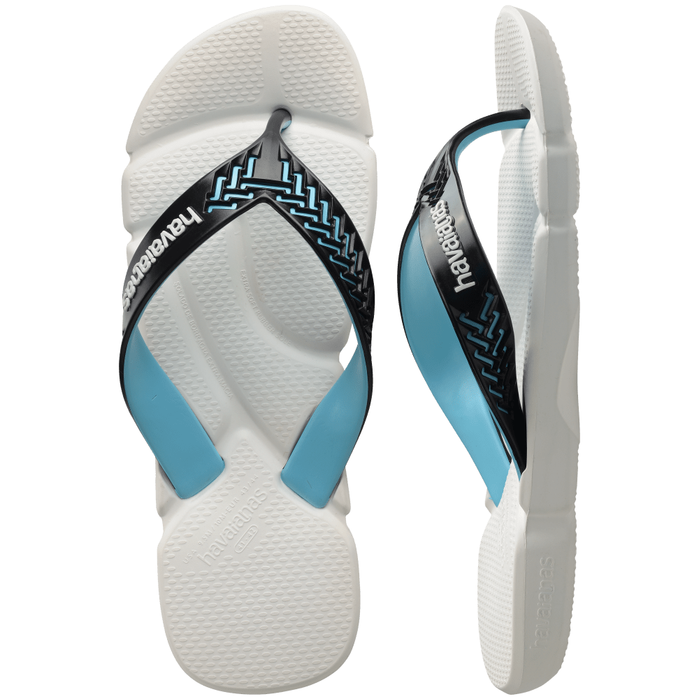 havaianas 哈瓦仕 巴西人字拖 官方唯一授權 男款 POWER 白藍 4145492-0128-細節圖3