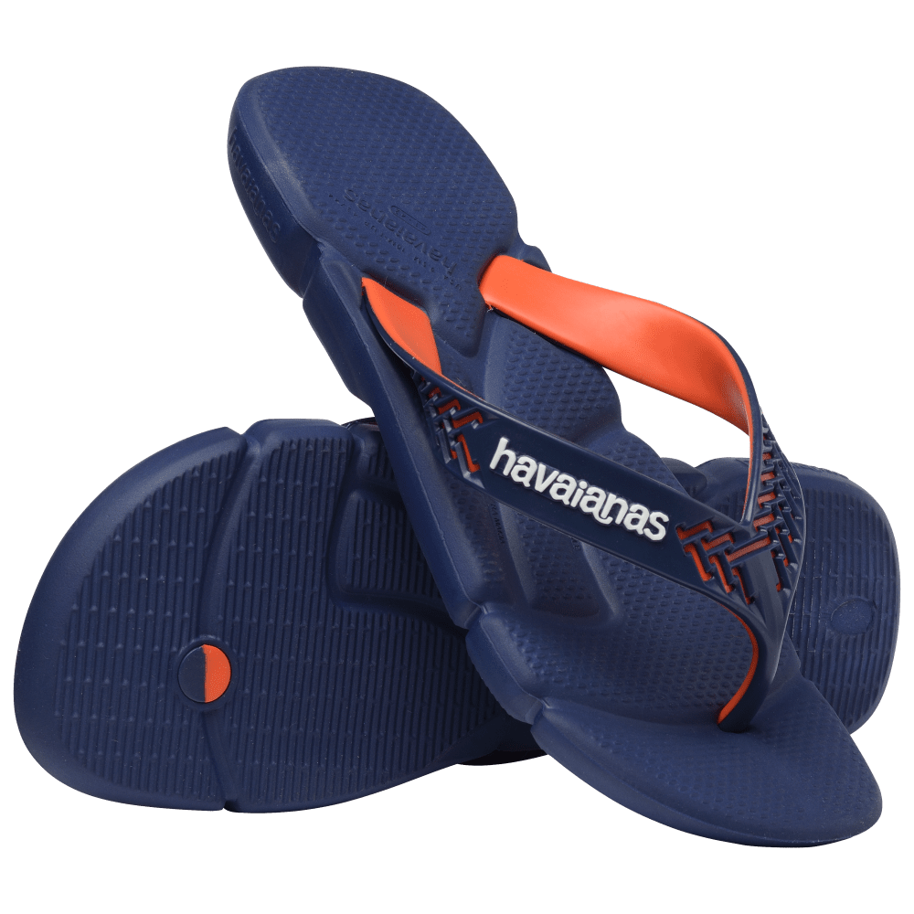 havaianas 哈瓦仕 巴西人字拖 官方唯一授權 男款 POWER 藍橘 4145492-0306-細節圖4