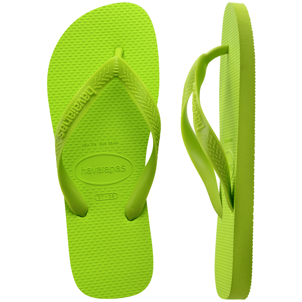 havaianas 哈瓦仕 巴西人字拖 官方唯一授權 男款 TOP 亮綠 4000029-1411-細節圖2