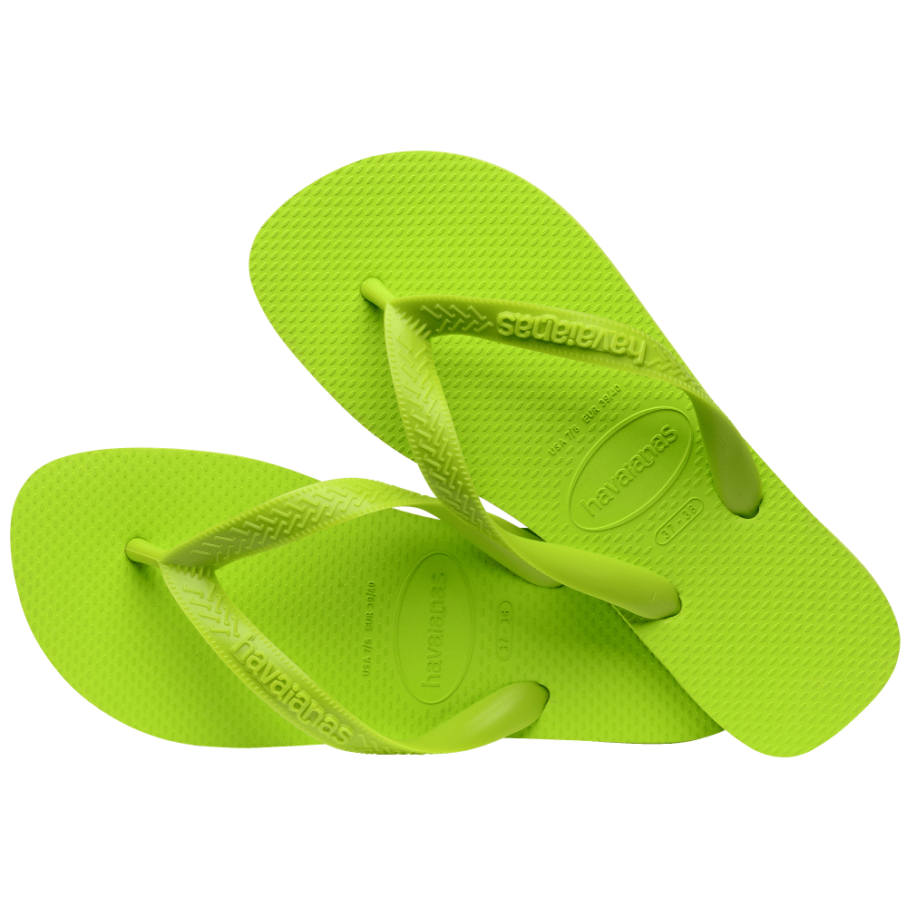 havaianas 哈瓦仕 巴西人字拖 官方唯一授權 男款 TOP 亮綠 4000029-1411-細節圖3