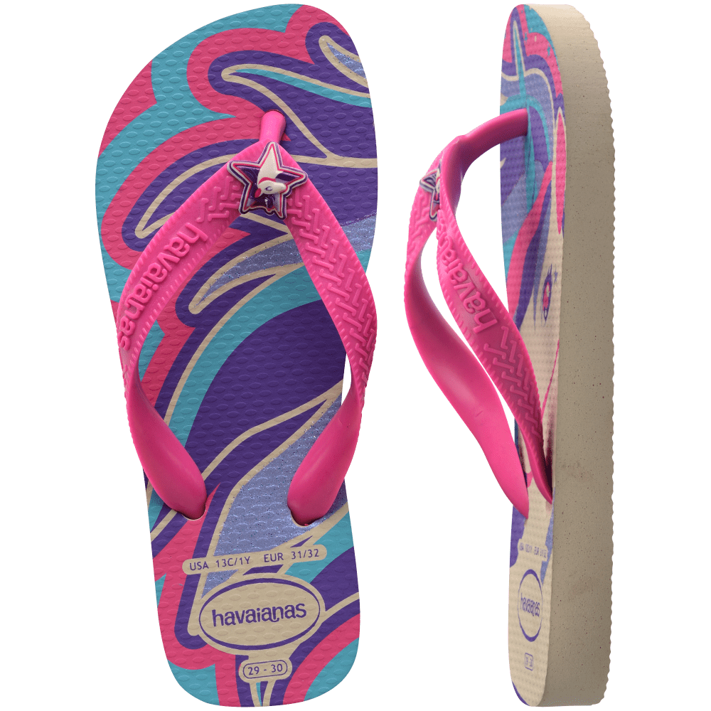 havaianas 哈瓦仕 巴西人字拖 官方唯一授權 童款 彩虹小馬 6238-細節圖2