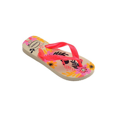 havaianas 哈瓦仕 巴西人字拖 官方唯一授權 童款 瓢蟲白 230052-0121-細節圖3