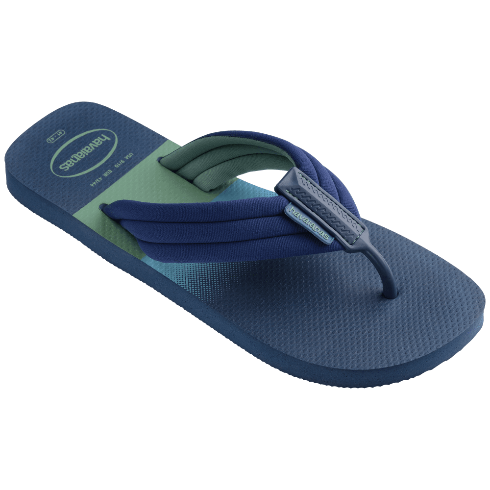 havaianas 哈瓦仕 巴西人字拖 官方唯一授權 人體工學藍綠  4148359-0089-細節圖5