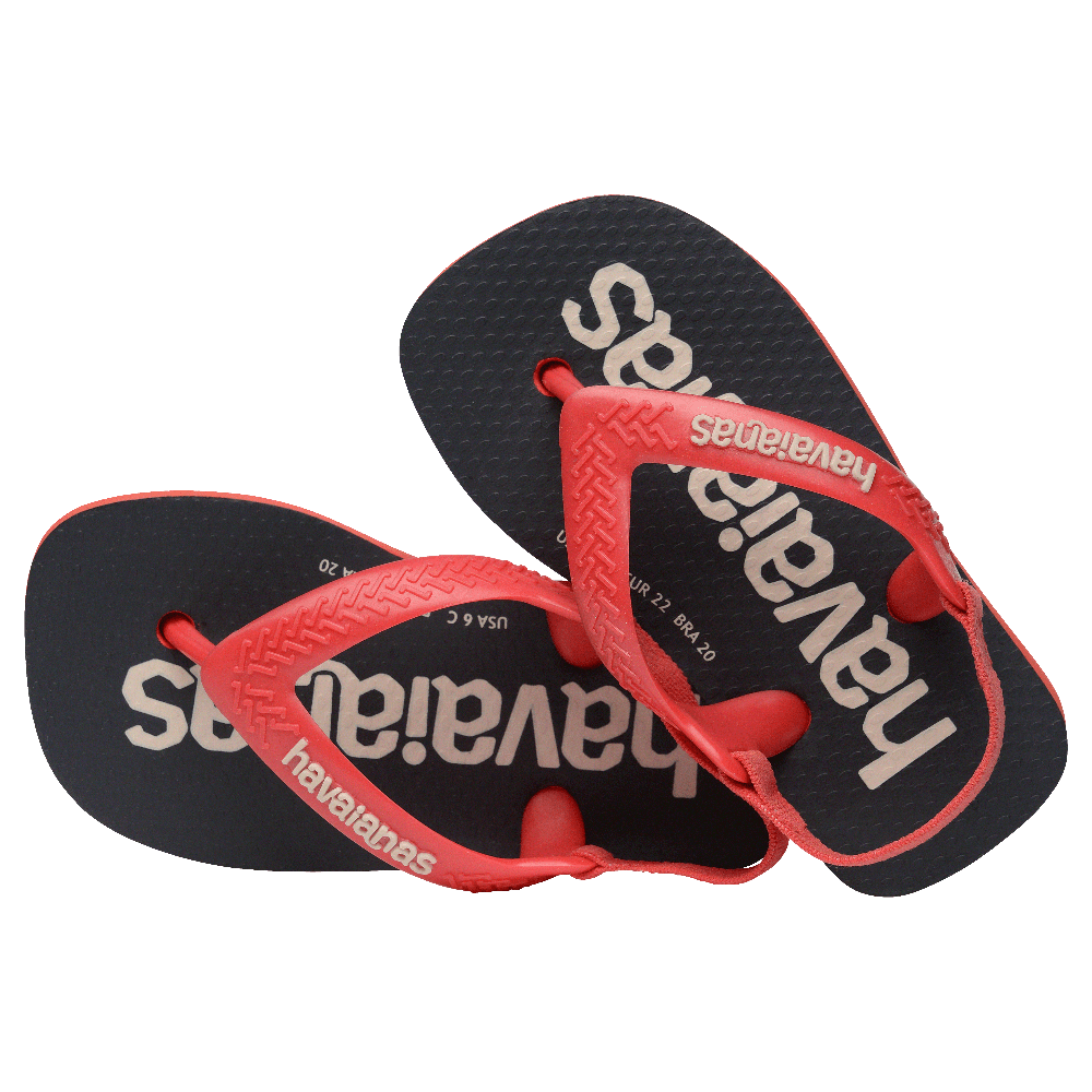 havaianas 哈瓦仕 巴西人字拖 官方唯一授權 童款 同名紅 4145795-6171-細節圖2