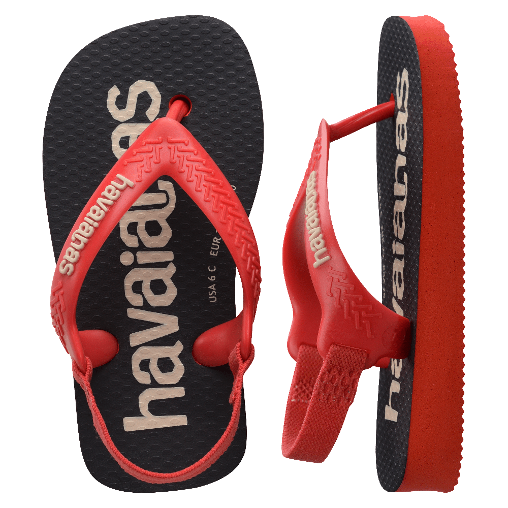 havaianas 哈瓦仕 巴西人字拖 官方唯一授權 童款 同名紅 4145795-6171-細節圖3