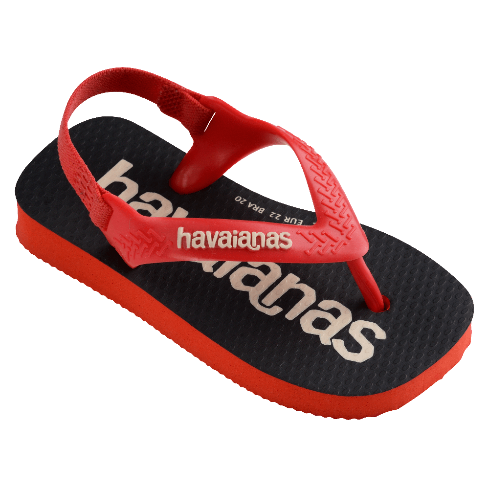 havaianas 哈瓦仕 巴西人字拖 官方唯一授權 童款 同名紅 4145795-6171-細節圖4