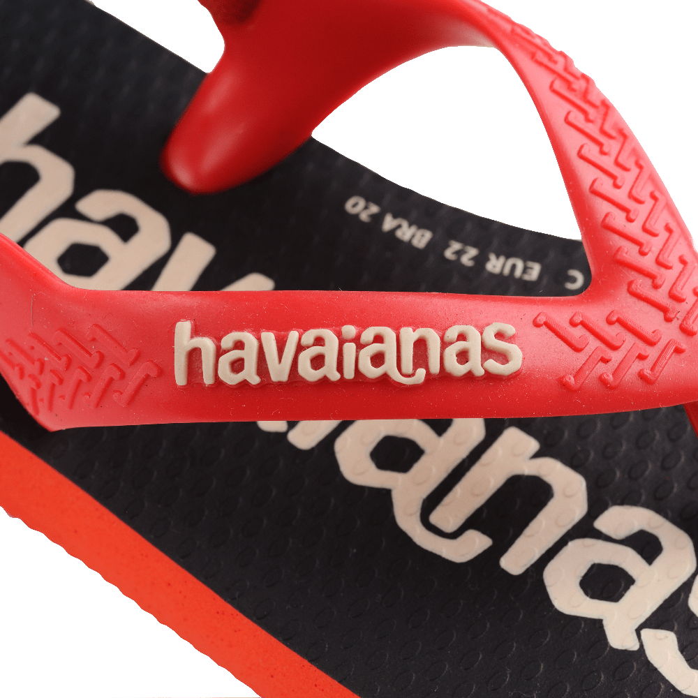 havaianas 哈瓦仕 巴西人字拖 官方唯一授權 童款 同名紅 4145795-6171-細節圖6