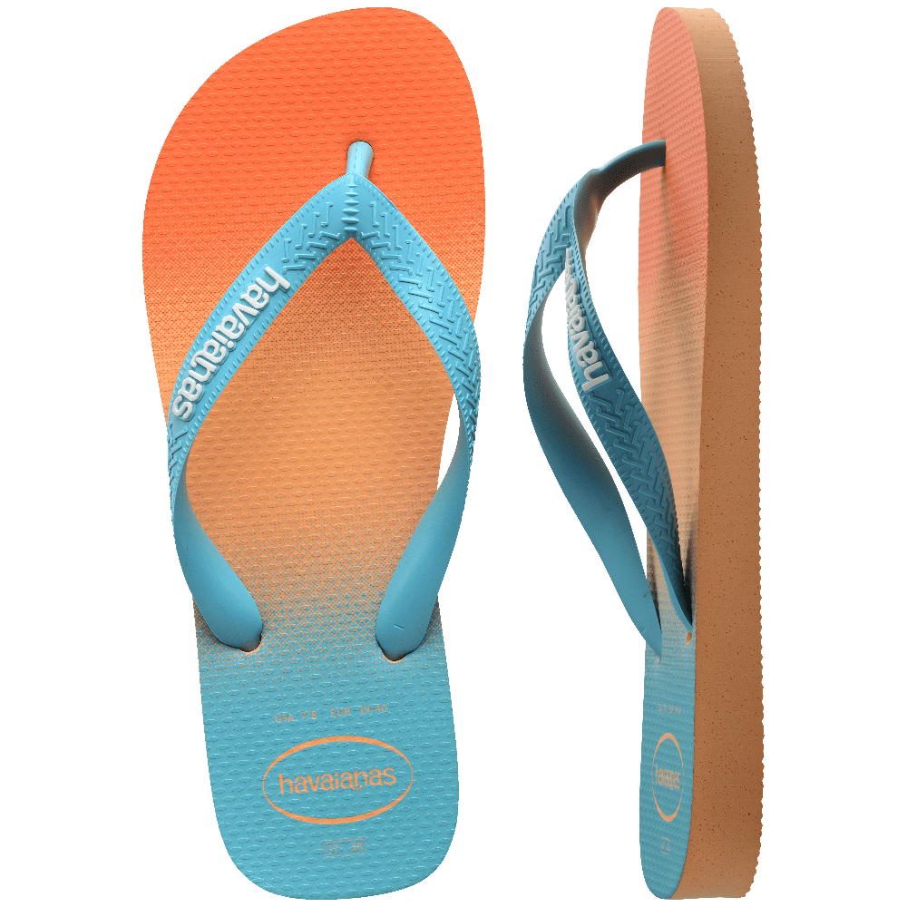 havaianas 哈瓦仕 巴西人字拖 官方唯一授權 男款 TOP漸層藍 4137258-0027-細節圖3