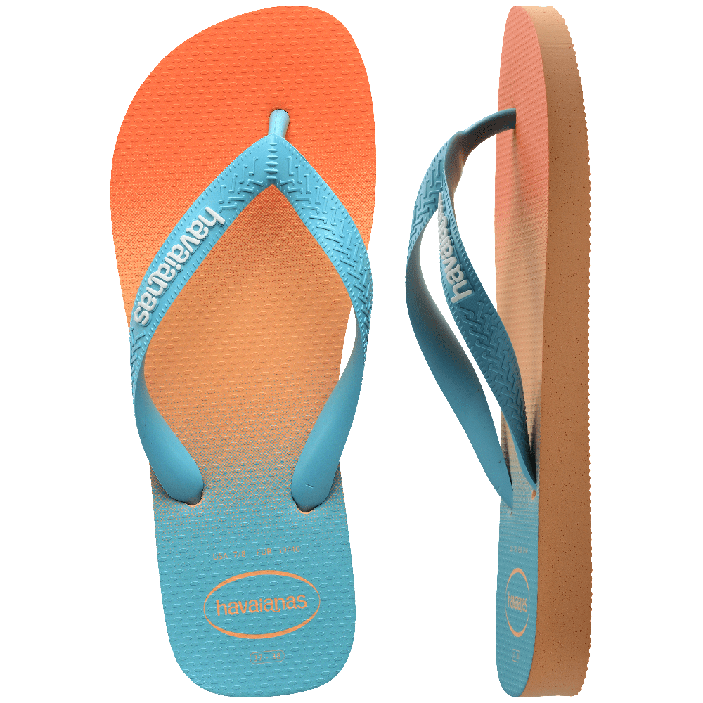 havaianas 哈瓦仕 巴西人字拖 官方唯一授權 男款 TOP漸層藍 0027-細節圖3