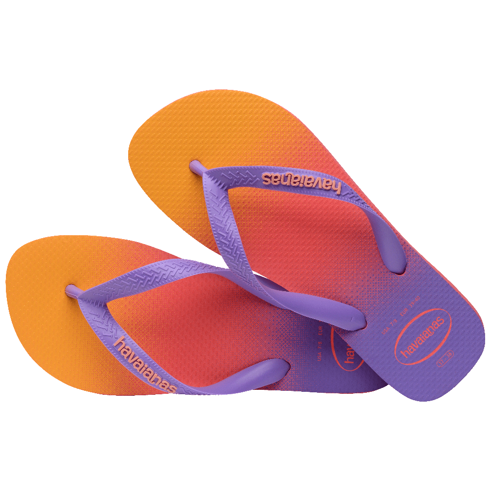 havaianas 哈瓦仕 巴西人字拖 官方唯一授權 男款 TOP漸層紫 6024-細節圖2