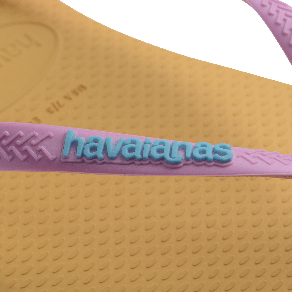 havaianas 哈瓦仕 巴西人字拖 官方唯一授權 女款 POP UP 黃 5559-細節圖4