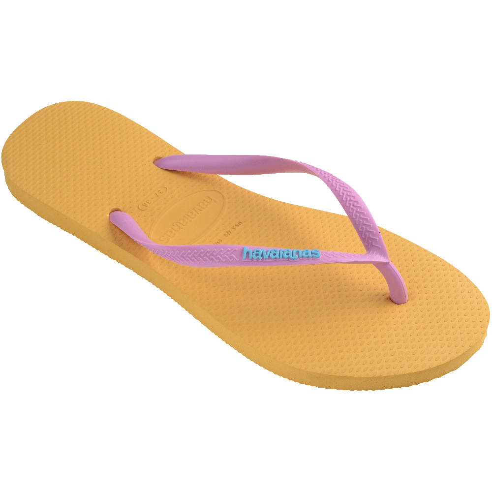 havaianas 哈瓦仕 巴西人字拖 官方唯一授權 女款 POP UP 黃 4119787-5559-細節圖5