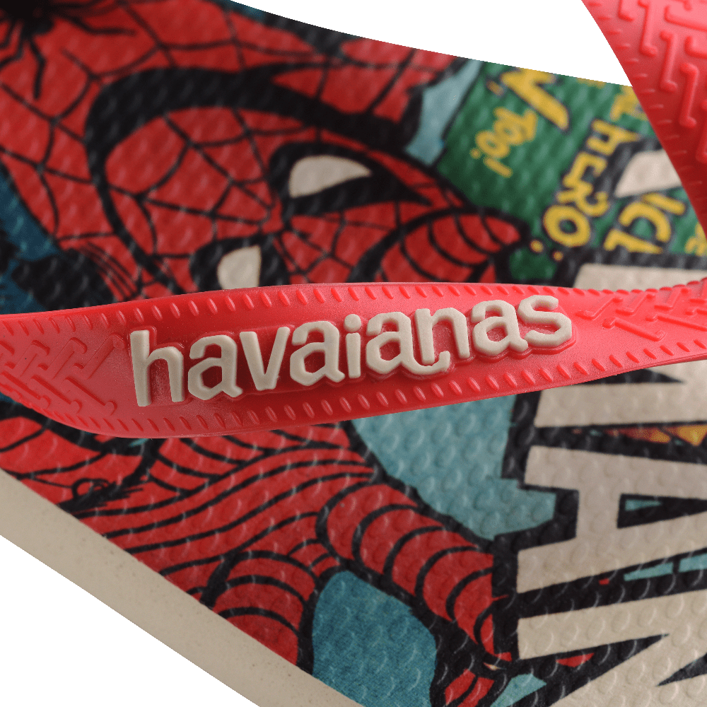 havaianas 哈瓦仕 巴西人字拖 官方唯一授權 男款 漫版蜘蛛人-細節圖4