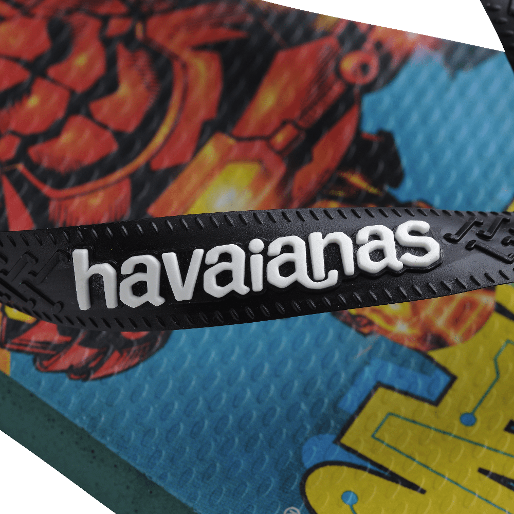 havaianas 哈瓦仕 巴西人字拖 官方唯一授權 男款 漫版鋼鐵人 5266-細節圖4