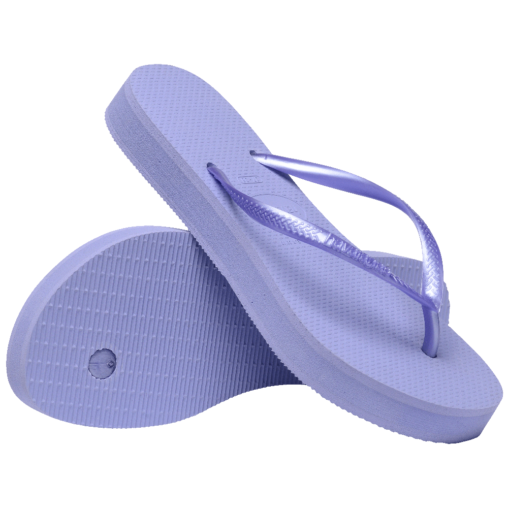 havaianas 哈瓦仕 巴西人字拖 官方唯一授權 女款 2.5公分厚款 紫 4144537-5020-細節圖4