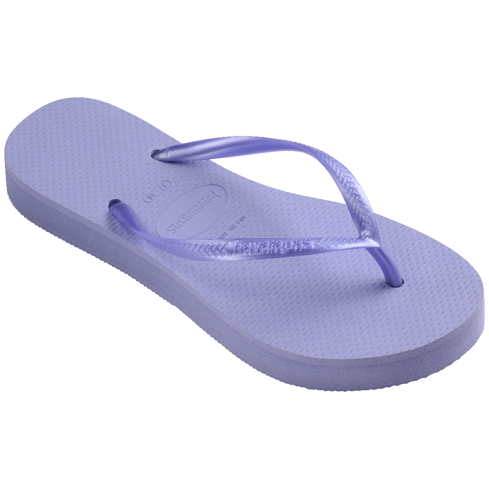 havaianas 哈瓦仕 巴西人字拖 官方唯一授權 女款 2.5公分厚款 紫 4144537-5020-細節圖6