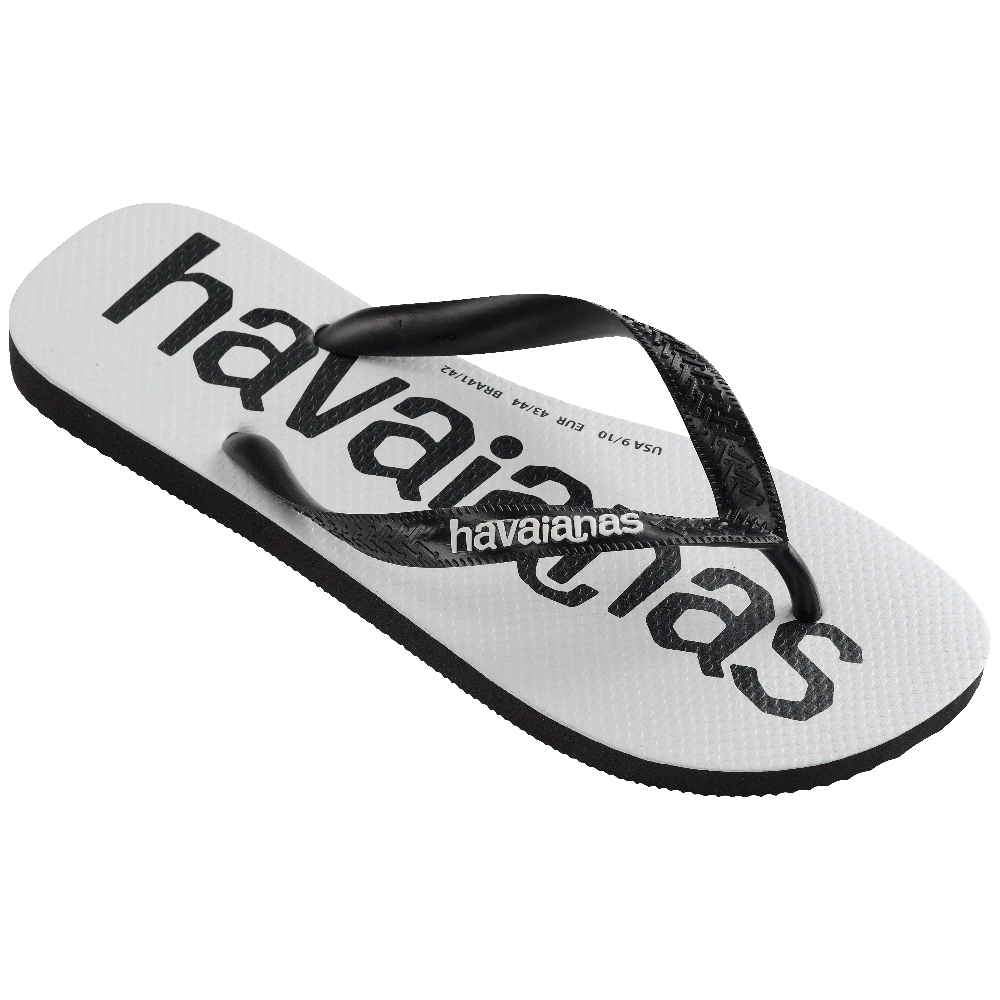 havaianas 哈瓦仕 巴西人字拖 官方唯一授權 男款 同名黑白/黑底  4145741-3624-細節圖3