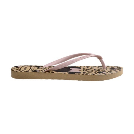 havaianas 哈瓦仕 巴西人字拖 官方唯一授權 女款 豹紋米妮 4141203-0570-細節圖4