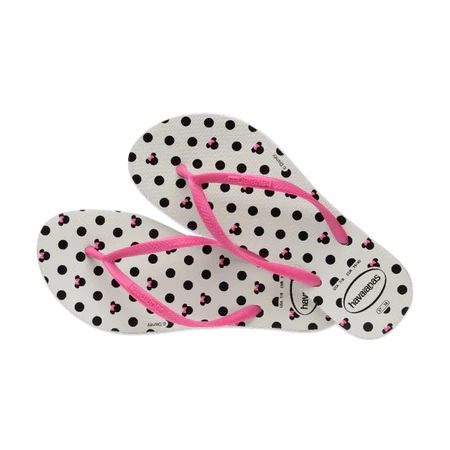 havaianas 哈瓦仕 巴西人字拖 官方唯一授權 女款 點點米妮 4141203-7026-細節圖2