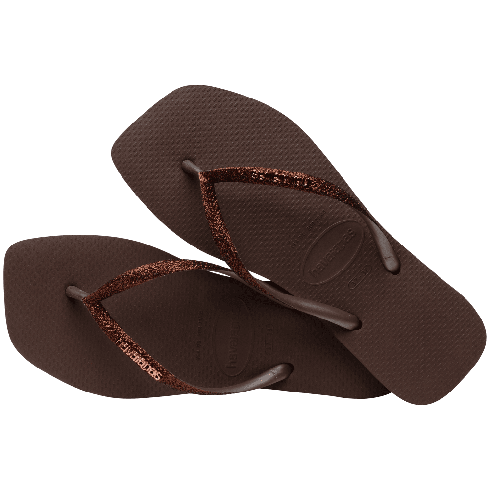 havaianas 哈瓦仕 巴西人字拖 官方唯一授權 女款 方形亮粉可可 4148102-0727-細節圖4