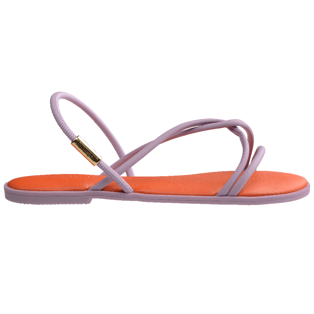 havaianas 哈瓦仕 巴西人字拖 官方唯一授權 女款 皮革涼鞋粉 4149609-5568-細節圖2