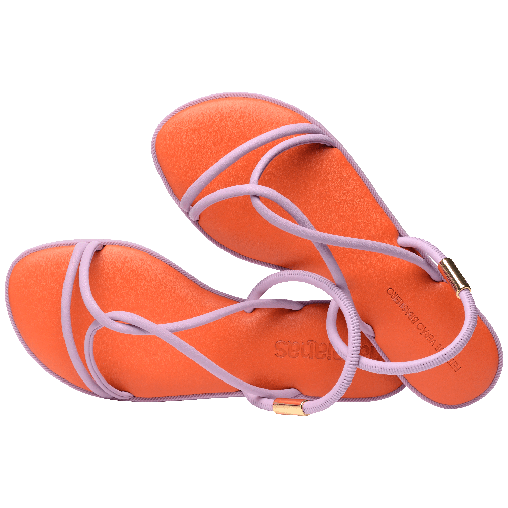 havaianas 哈瓦仕 巴西人字拖 官方唯一授權 女款 皮革涼鞋粉 4149609-5568-細節圖4