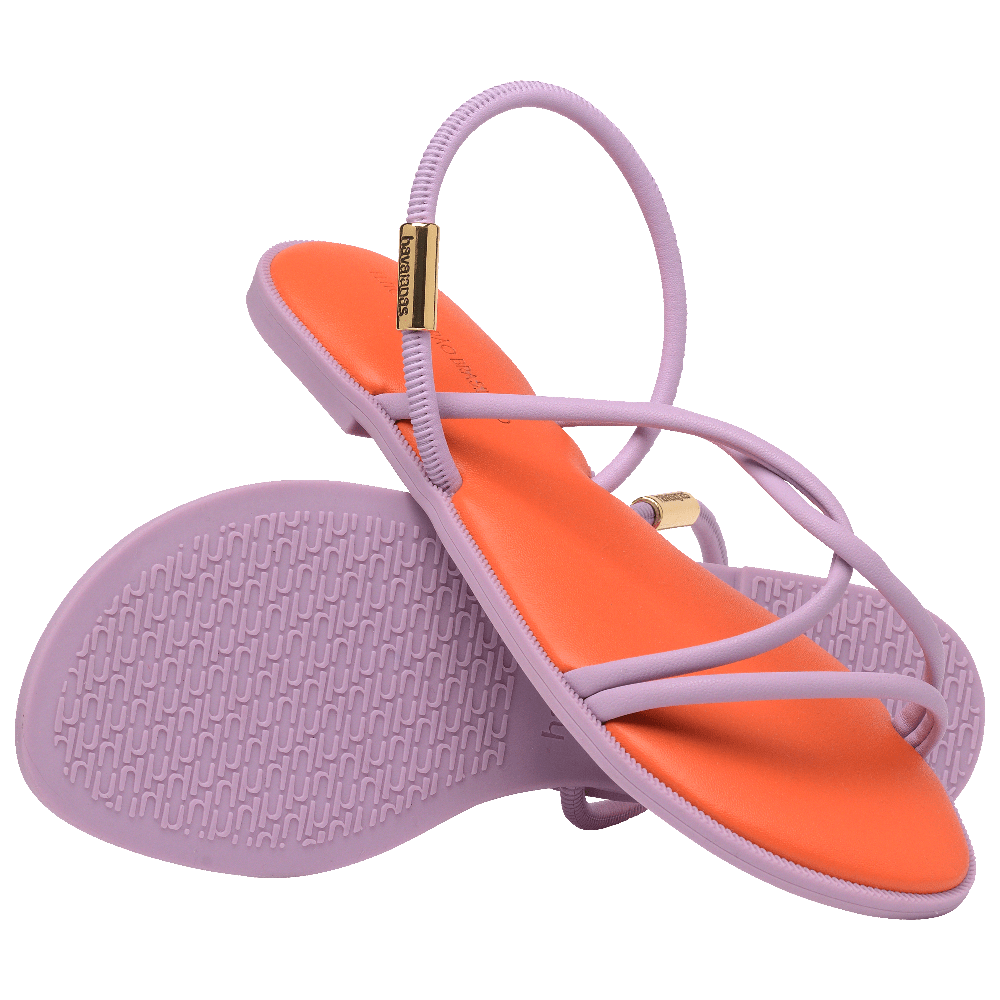 havaianas 哈瓦仕 巴西人字拖 官方唯一授權 女款 皮革涼鞋粉 4149609-5568-細節圖5