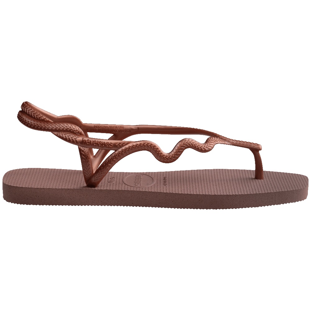 havaianas 哈瓦仕 巴西人字拖 官方唯一授權 女款  方形涼鞋 粉 4148977-1729-細節圖2
