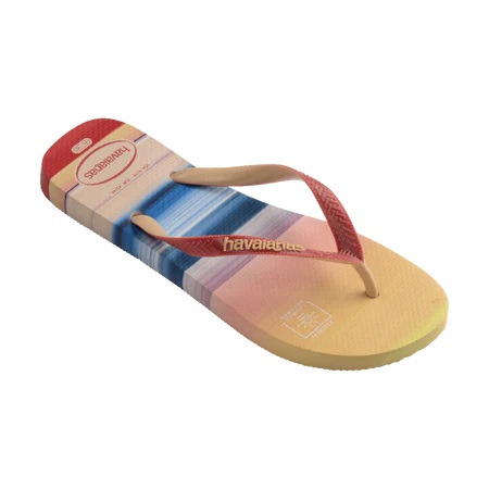 havaianas 哈瓦仕 巴西人字拖 官方唯一授權 男款 包邊衝浪紅 4149094-0121-細節圖3