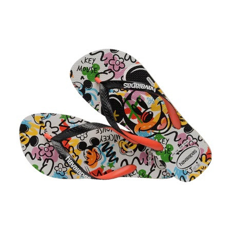 havaianas 哈瓦仕 巴西人字拖 官方唯一授權 寬帶款 米奇繽紛 4123500-7461-細節圖4