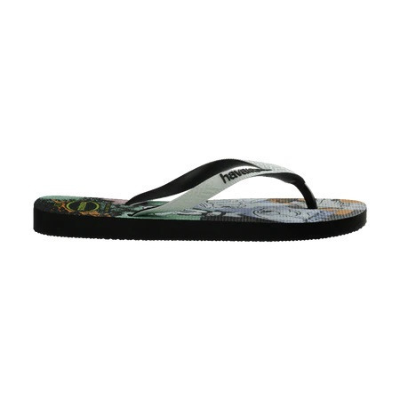 havaianas 哈瓦仕 巴西人字拖 官方唯一授權 寬帶款 米奇黑白 4123500-4747-細節圖2