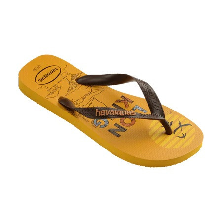 havaianas 哈瓦仕 巴西人字拖 官方唯一授權 寬帶款 獅子王咖 4148941-1740-細節圖3