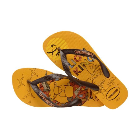 havaianas 哈瓦仕 巴西人字拖 官方唯一授權 寬帶款 獅子王咖 4148941-1740-細節圖4