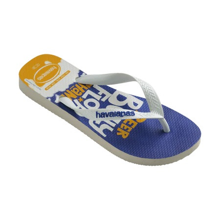 havaianas 哈瓦仕 巴西人字拖 官方唯一授權 男款 辛普森藍白  4137889-7462-細節圖2