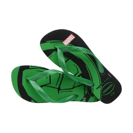 havaianas 哈瓦仕 巴西人字拖 官方唯一授權 寬帶款 浩克 4146953-5579-細節圖4