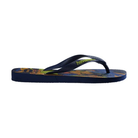 havaianas 哈瓦仕 巴西人字拖 官方唯一授權 寬帶款 獅子王藍 4148941-0555-細節圖3