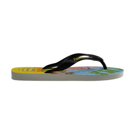 havaianas 哈瓦仕 巴西人字拖 官方唯一授權 寬帶款 海綿寶寶黑 4148298-0128-細節圖3