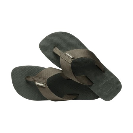 havaianas 哈瓦仕 巴西人字拖 官方唯一授權 男款 布面寬帶灰 4148427-5178-細節圖4