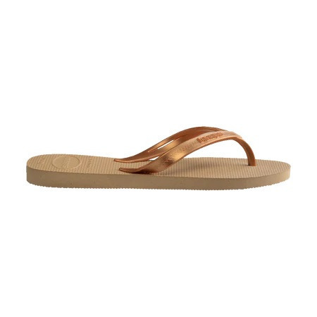 havaianas 哈瓦仕 巴西人字拖 官方唯一授權 女款 雙帶金 4148801-0570-細節圖3