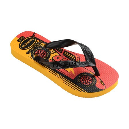 havaianas 哈瓦仕 巴西人字拖 官方唯一授權 童款 kids Cars黑4123463-1740-細節圖2