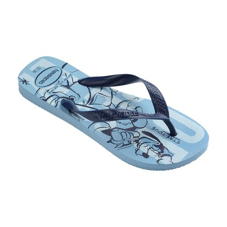 havaianas 哈瓦仕 巴西人字拖 官方唯一授權 男款 米奇藍4139412-1056-細節圖2
