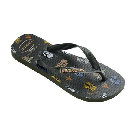 havaianas 哈瓦仕 巴西人字拖 官方唯一授權 男款 StarWars綠4135185-4896-細節圖2
